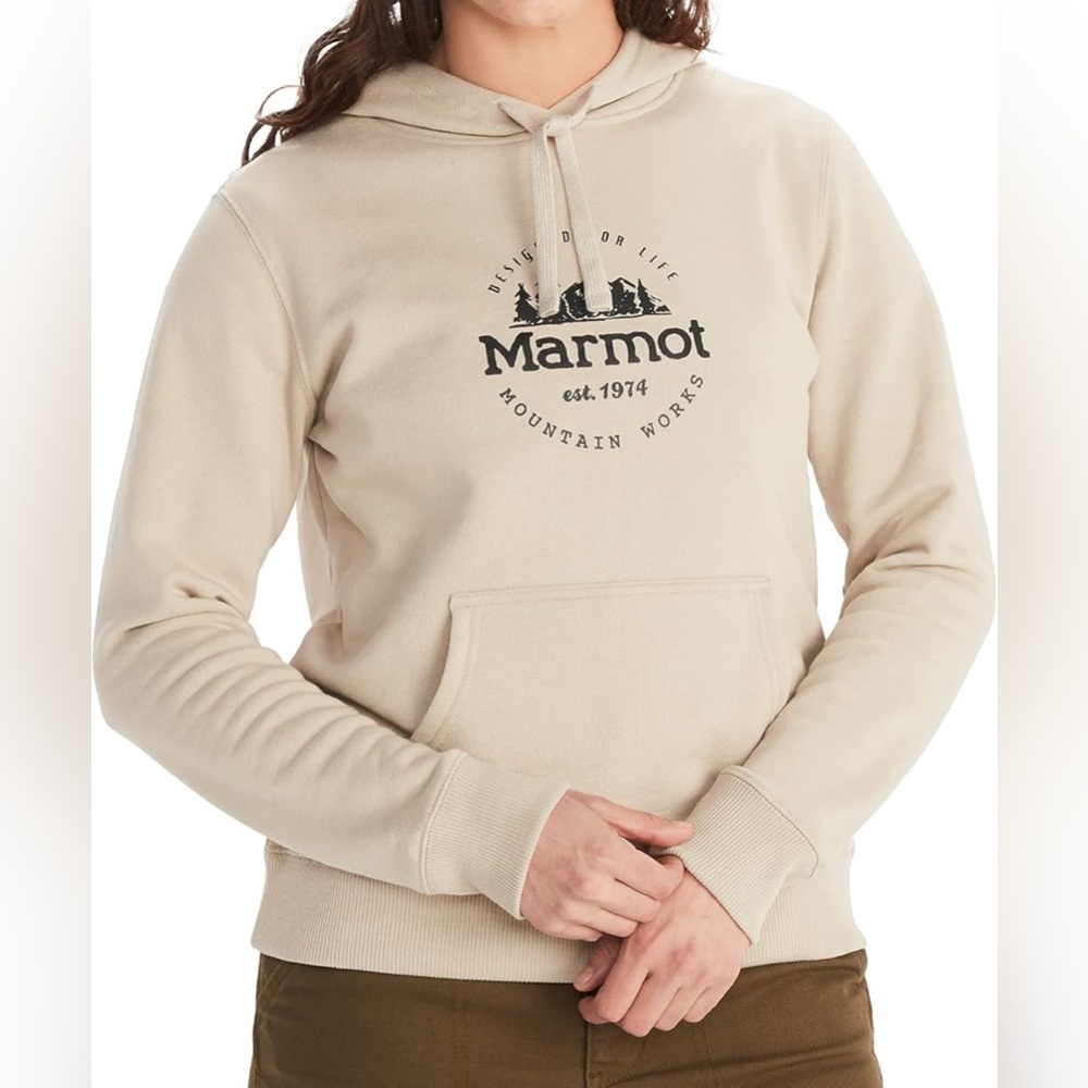 MARMOT womens Women's Culebra Peak Hoody | Small | Sandbar